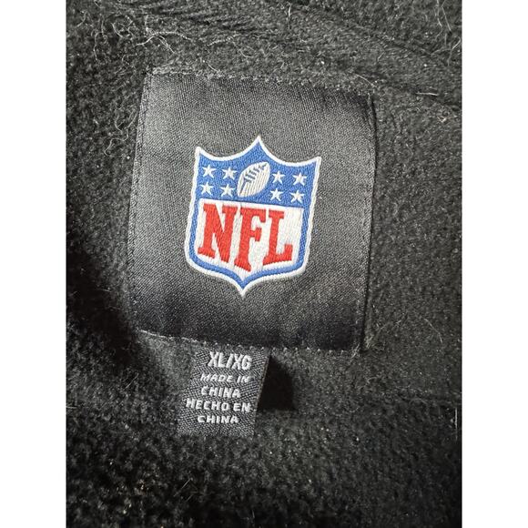 Y2K Pittsburgh Steelers NFL Zip Up Hoodie Size XL fully embroidered - Picture 3 of 6